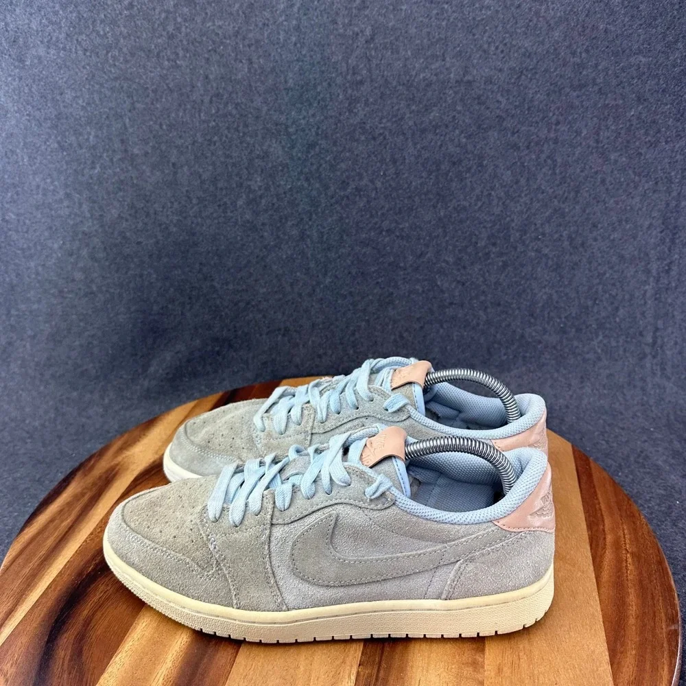 Nike Air Jordan 1 Retro Low OG Premium Ice Blue Tan 905136-402 Mens Size 9